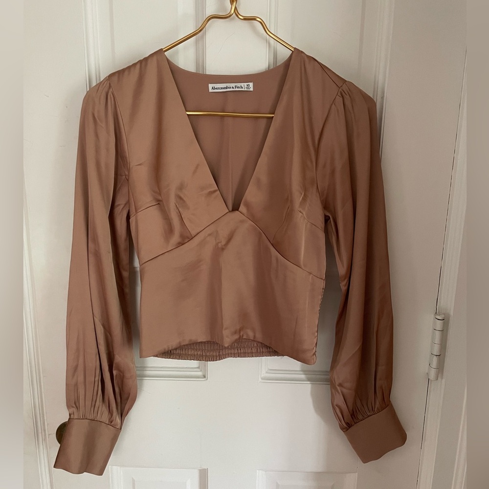 Pristine Condition Abercrombie & Fitch Satin Deep… - image 1